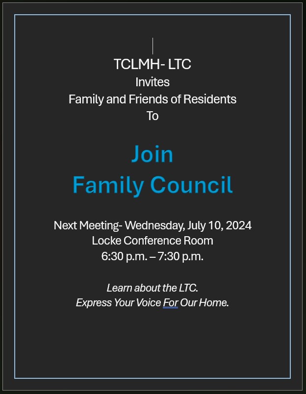 July 2024 Family Council